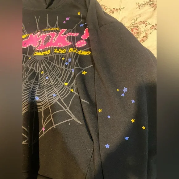Sp5der hoodie used size m